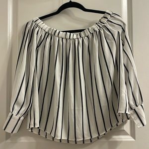 Cropped stripe top